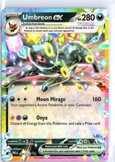 Umbreon ex Double Rare: Prismatic Evolutions 060/131 NM